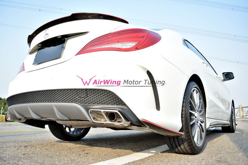 Benz W117 CLA Future Design trunk spoiler 01